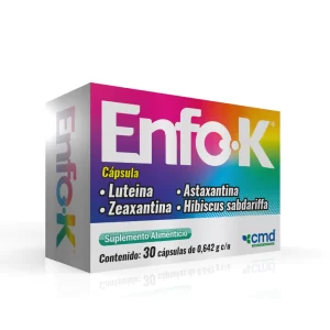 ENFO-K 30 CAPS ASTAXANTINA/HIBISCUS SABDARIFFA/LUTEINA/ZEAXANTINA CAPSULAS(ENFO-K)